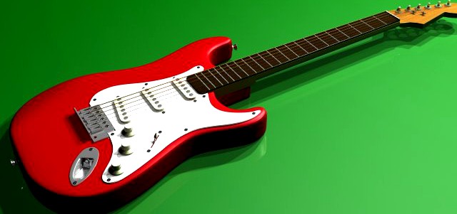 Fenderstratocaster 3D Model