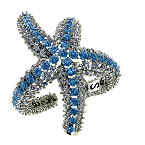 Starfish Diamond Luxury Ring  | 3D