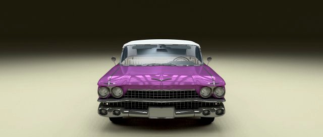 1959 Cadillac Eldorado Biarritz Top 3D Model