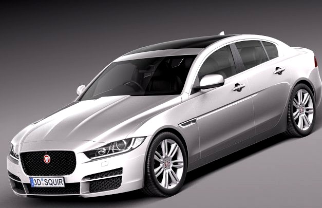 Jaguar XE 2016 3D Model