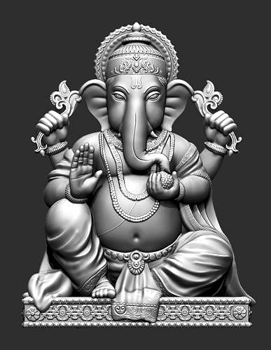 statue of Lord Ganesha | 3D