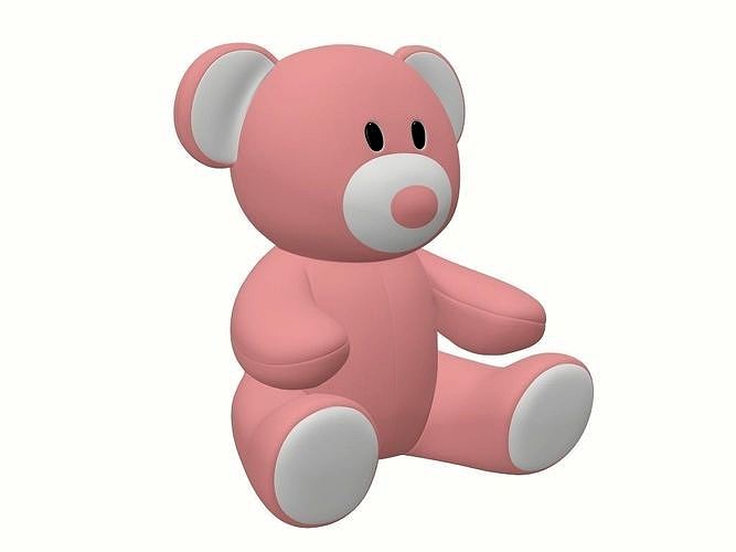 bear teddy plush toy pink baby ty princess
