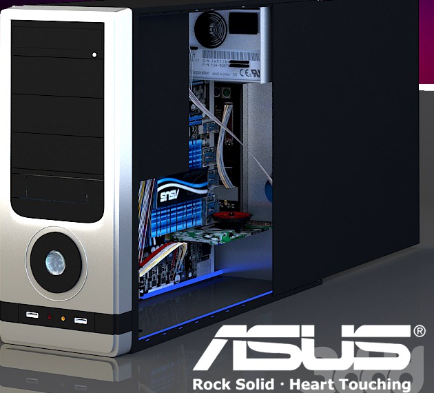 Корпус Asus Vento Chassis TA-883 500W