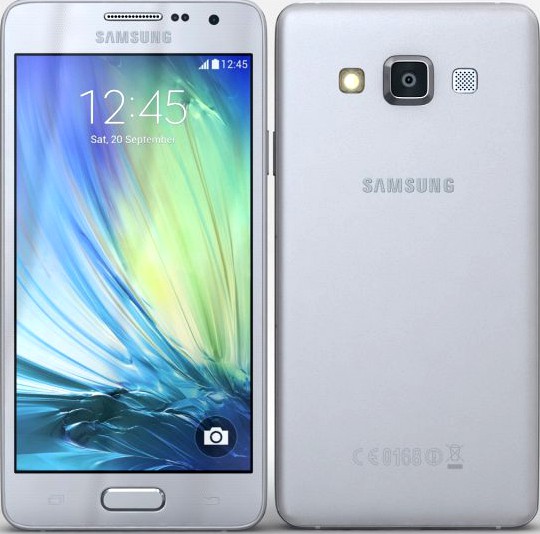 Samsung Galaxy A3 and A3 Duos Silver 3D Model