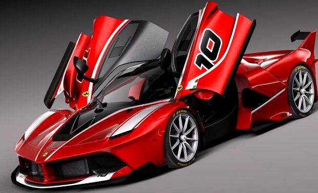 Ferrari FXX K 2015 Open Doors 3D Model