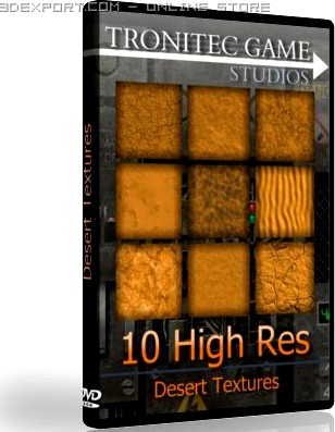 10 High Res Desert Textures 3D Model