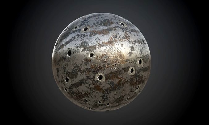 Metal Rusted Seamless PBR Textur