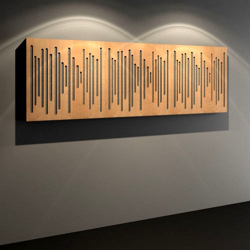 Wavewood Diffuser - Recording Studio Wall Panel