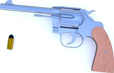 pistol colt m1917 revolver