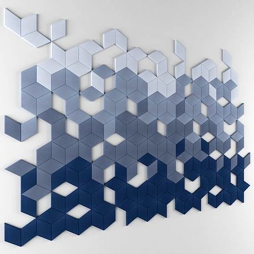 3d Wall Panel for Interiors and Offices