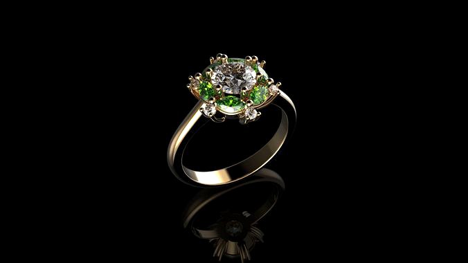 Rings Women Jewelry | 3D