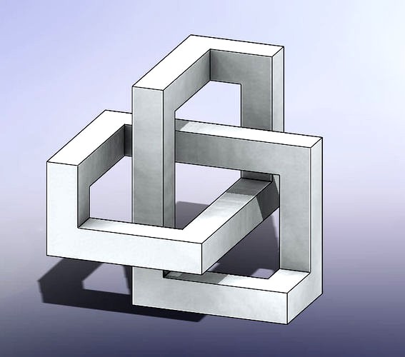 MC Escher Puzzle | 3D