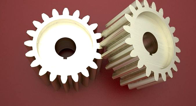 Original Size Gear Wheel with 20 Tooth modul 5mm Ready for print | 3D