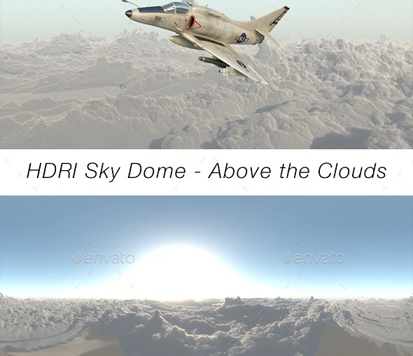 HDRI Sky Dome - Above The Clouds