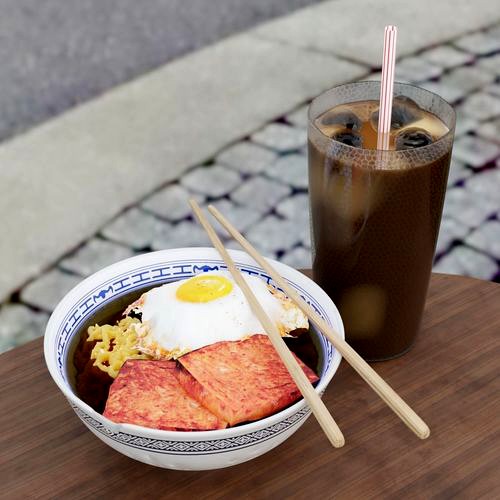 Typical Hong Kong style breakfast