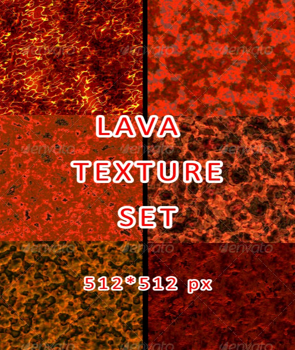 Lava Texture Set