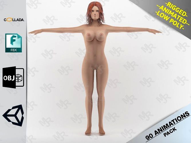 Naked Girl1 Animations Pack