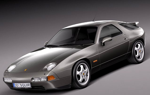 Porsche 928 GTS 1992 to 1995 3D Model