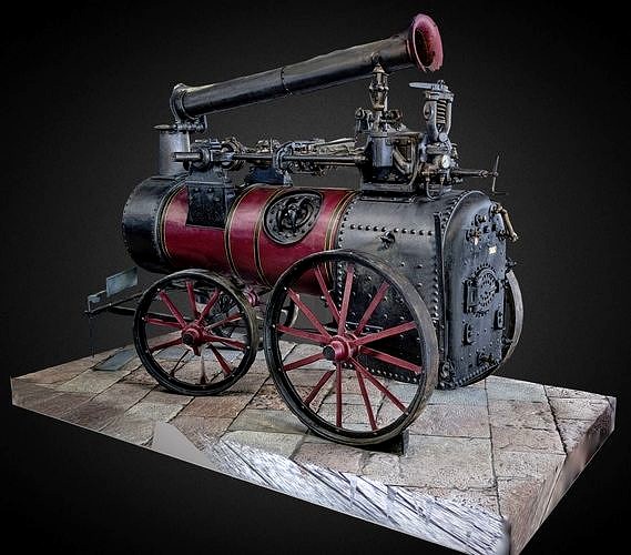 Steam machine  - Portable engine photogrammetry scan