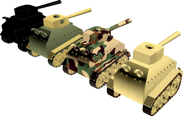 Tank Cartoon 3D