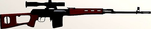 Rifle SVD Dragunov 3D Model