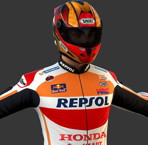 Motorcycle Rider - Repsol