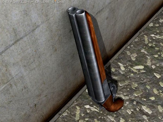 Sawedoff Shotgun 3D Model