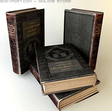 Old Book 1 3D Model