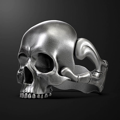 skull ring | 3D