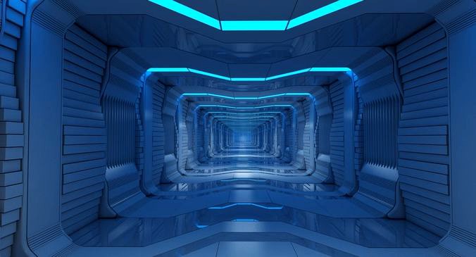 Futuristic Tunnel Animated