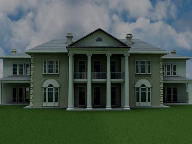 Luxury Mansion 3D Model