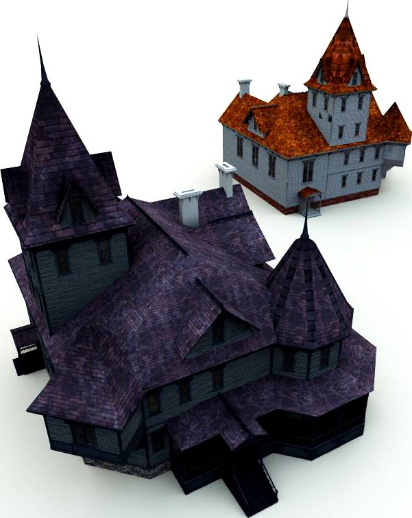 Haunted Manor House for Blender