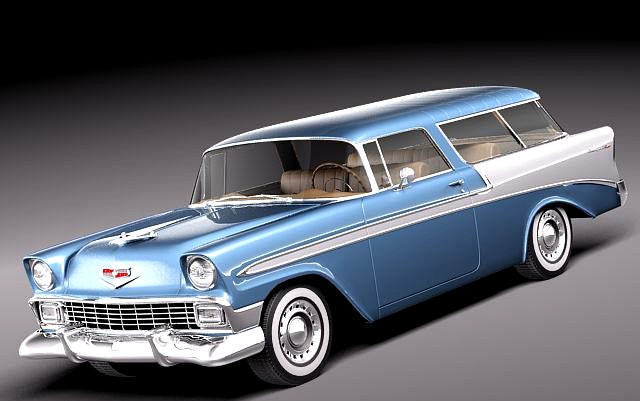 Chevrolet Nomad 1956 3D Model