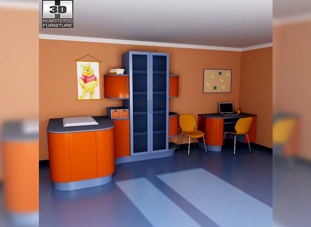 Nursery room 08 Set 3D Model