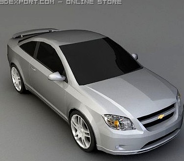 Chevrolet cobalt coupe 3d model car 3D Model