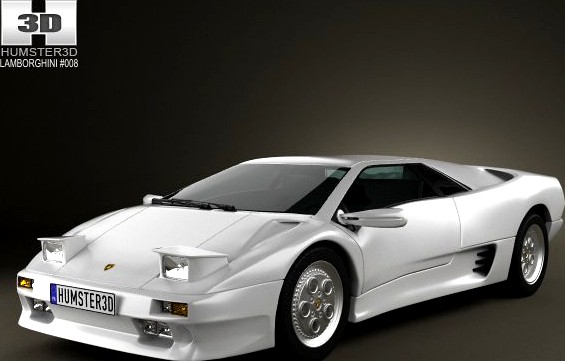 Lamborghini Diablo VT 1993 3D Model