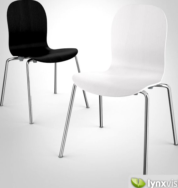 Tate Chair by Cappellini 3D Model