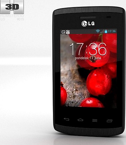 LG Optimus L1 II E410 3D Model