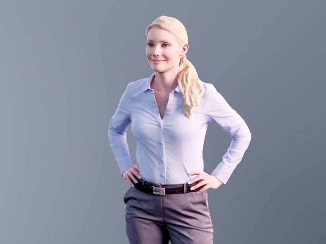 Kim 10172 - Standing Business Woman