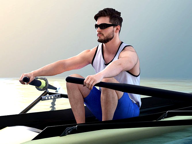 Rick 10721 - Rowing Athlete