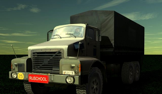 Belgian army volvo logistics truck 3D Model