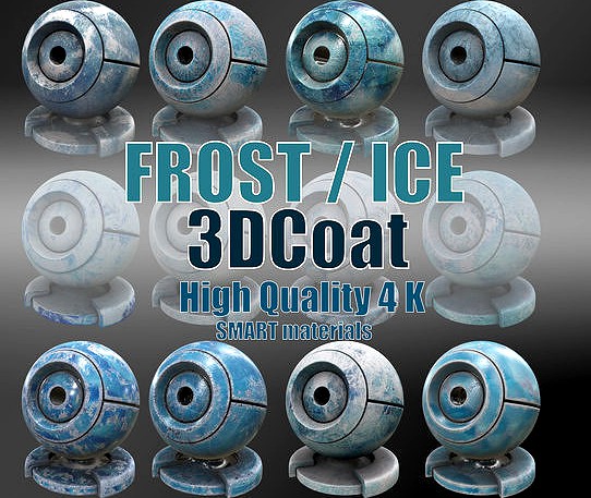 FROST and ICE 3DCOAT Smart Materials Pac