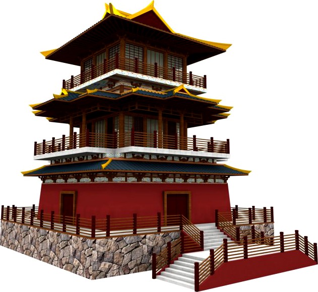 Chinese Palace 2 3D Model