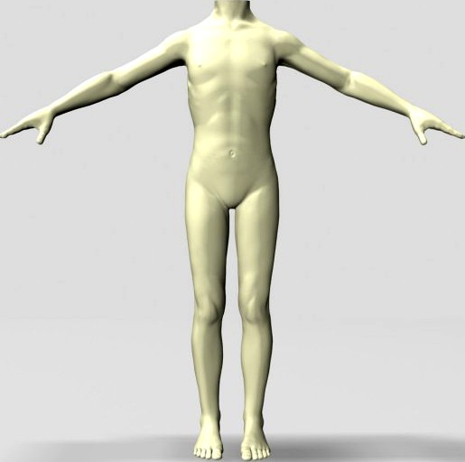 Headless Male Mannequin 01 3D Model