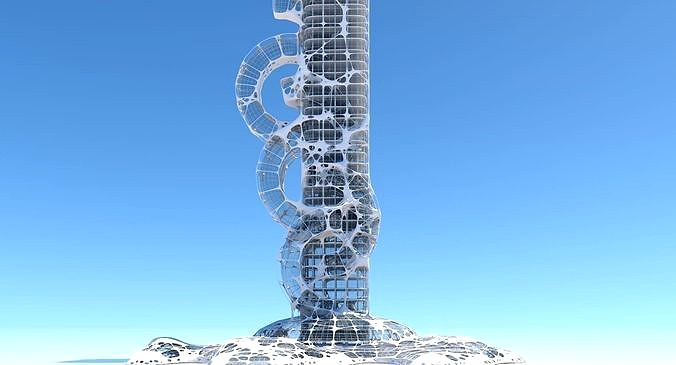 Futuristic Skyscraper 991