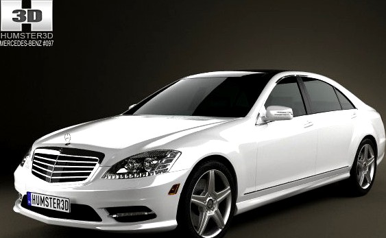 MercedesBenz SClass W221 2012 3D Model