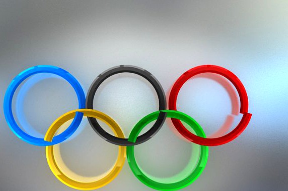 Animated Olympic Rings 3D Model