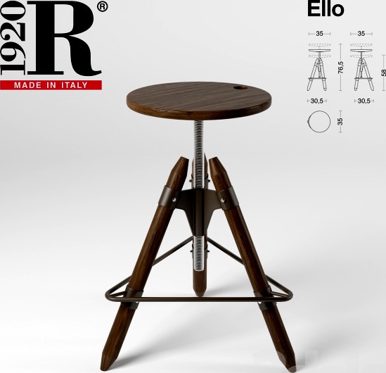 barstool riva 1920 ello