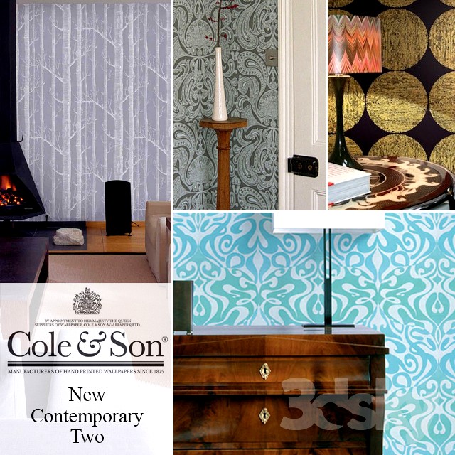 Wallpaper Cole &amp;amp; Son, a collection of New contemporary two. Part 1