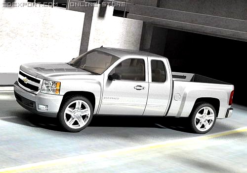 Chevrolet Silverado 2008 3D Model